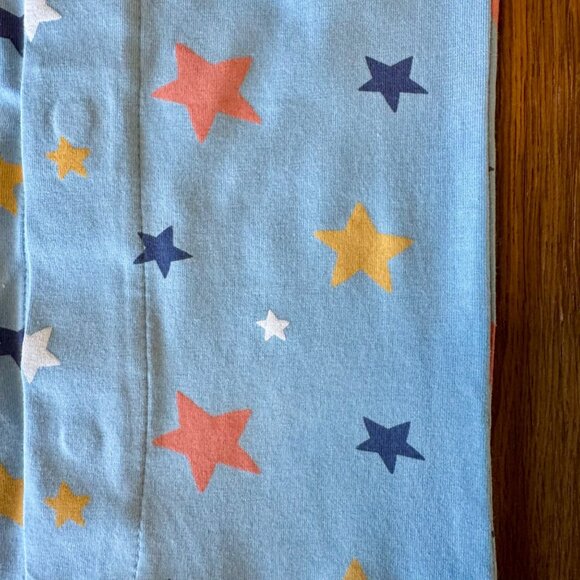 MAGNETIC ME Stars Convertible Coverall Baby 9-12 Months Blue Organic Romper NWT - Picture 3 of 10